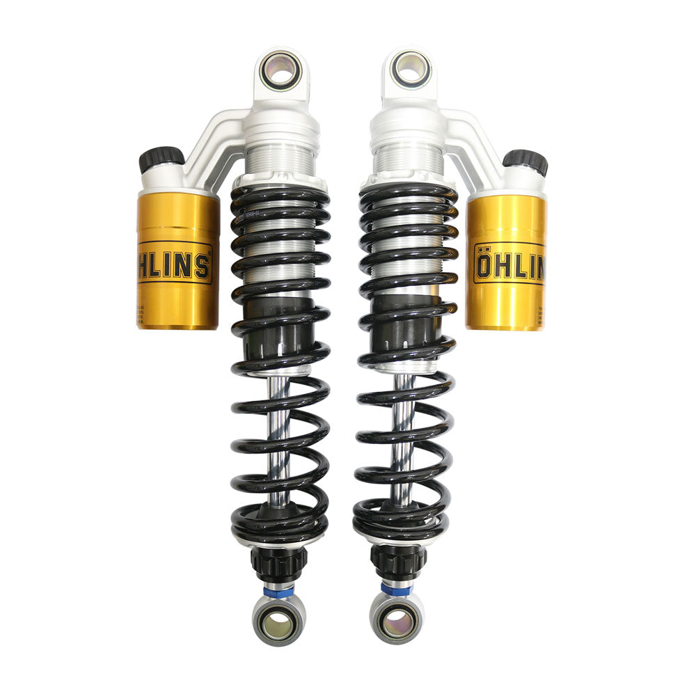 Ohlins S36PR1C1L STX36 Reservoir Shocks - Triumph Street Twin, T100, T120,  Street Scrambler, Street Cup - A & J cycles