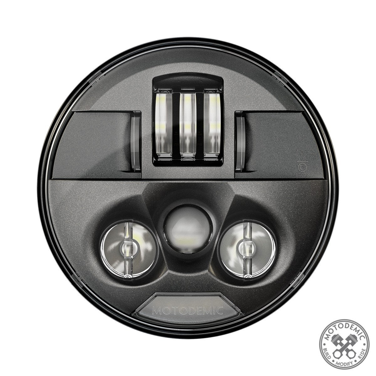 Motodemic EVO S Standard LED Headlight Upgrade - Triumph Thruxton, Bonneville 2001-2015