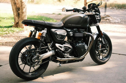 British Customs Slash Cut Tips - Thruxton 1200 R /RS Speed Twin 1200