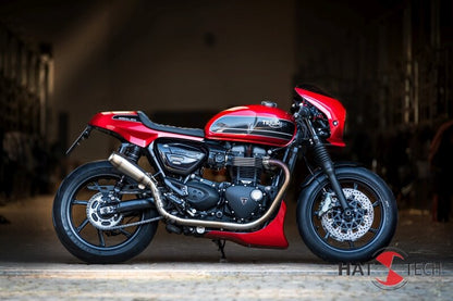 Hattech Renstall Moto High Exhaust - Triumph Thruxton R / RS, Speed Twin 1200