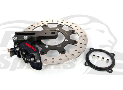 Free Spirits Brembo Rear Brake Upgrade 01-15 Triumph Bonneville, Thruxton and Scrambler