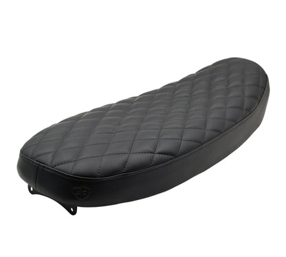 British Customs Diamond Stitch Slammer Seat - 01-15 Bonneville, Thruxton and Scrambler