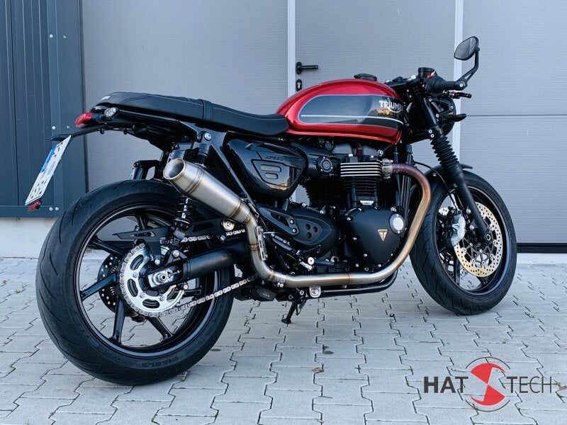 Hattech Renstall Moto High Exhaust - Triumph Thruxton R / RS, Speed Twin 1200