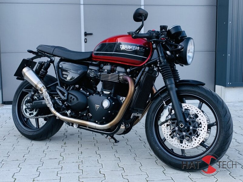 Hattech Renstall Moto High Exhaust - Triumph Thruxton R / RS, Speed Twin 1200