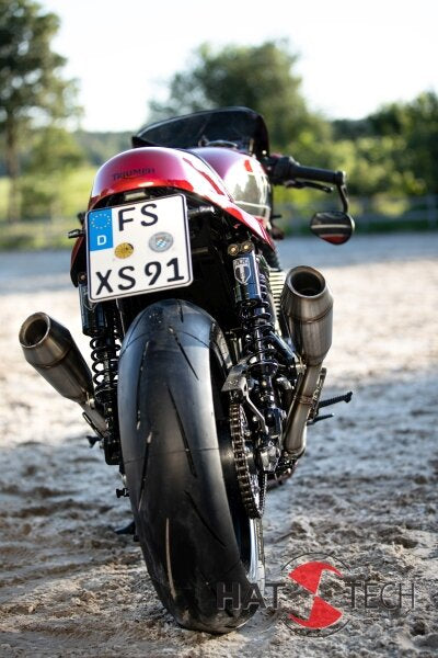 Hattech Renstall Moto High Exhaust - Triumph Thruxton R / RS, Speed Twin 1200