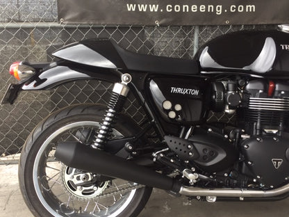 Cone Engineering Dominator Touring Mufflers - Triumph Thruxton R / 1200 and Speed Twin