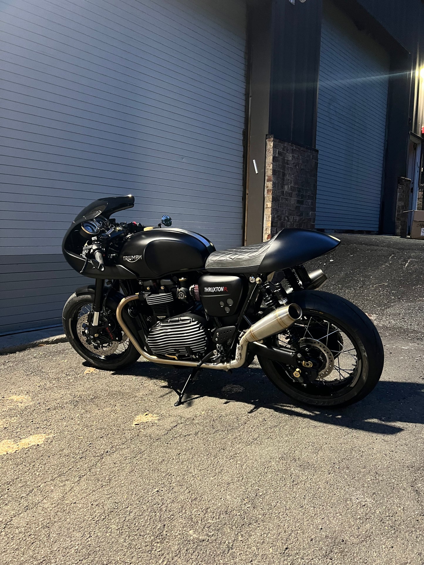 Hattech Renstall Moto High Exhaust - Triumph Thruxton R / RS, Speed Twin 1200