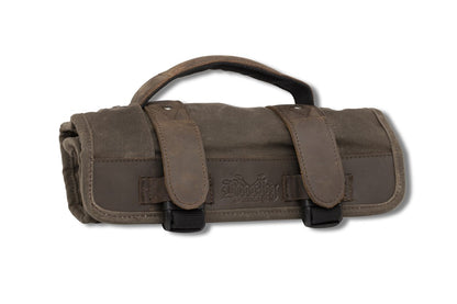 Burly Brand Voyager Tool Roll - Black or Dark Oak Brown