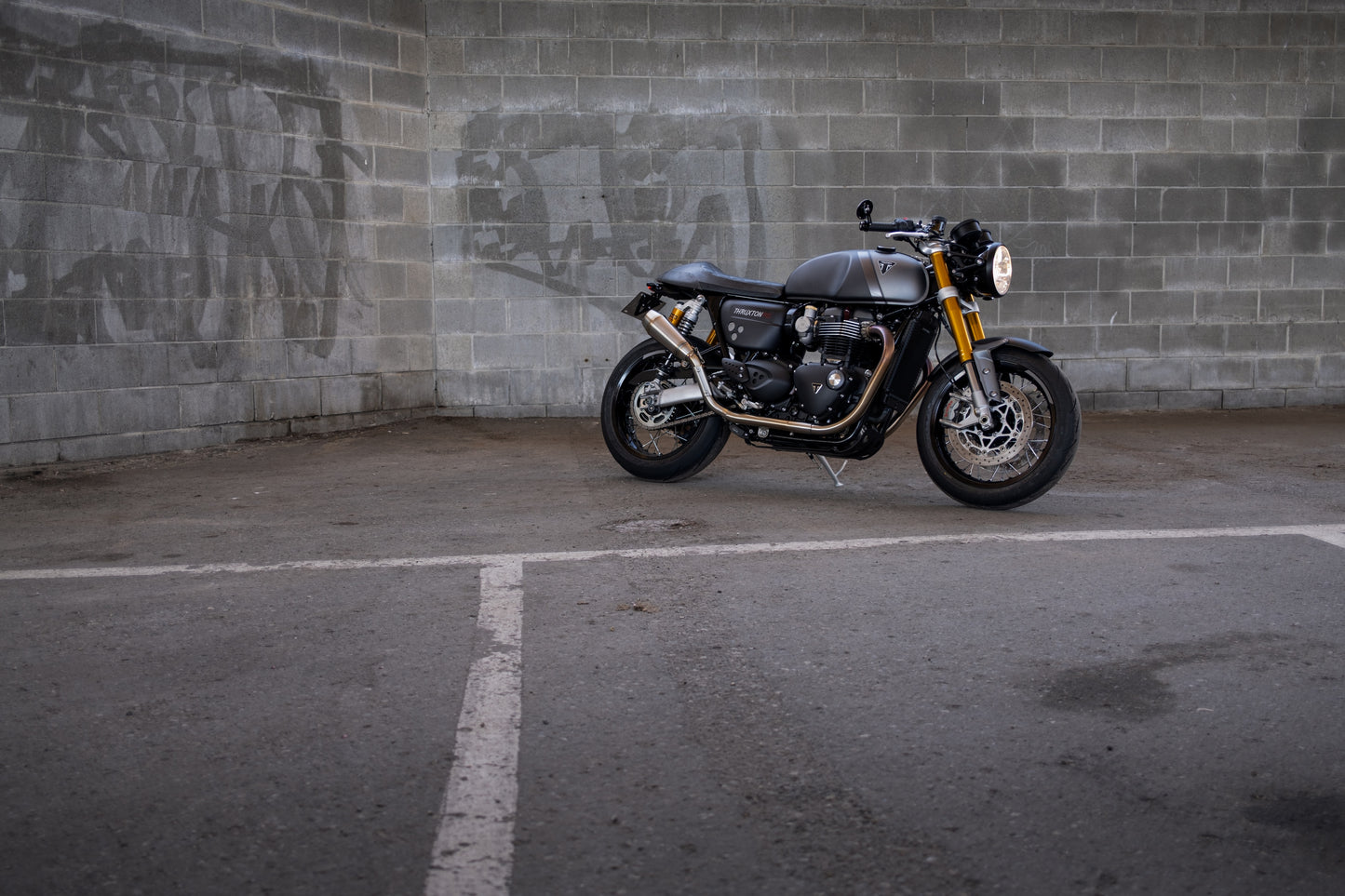 Hattech Renstall Moto High Exhaust - Triumph Thruxton R / RS, Speed Twin 1200