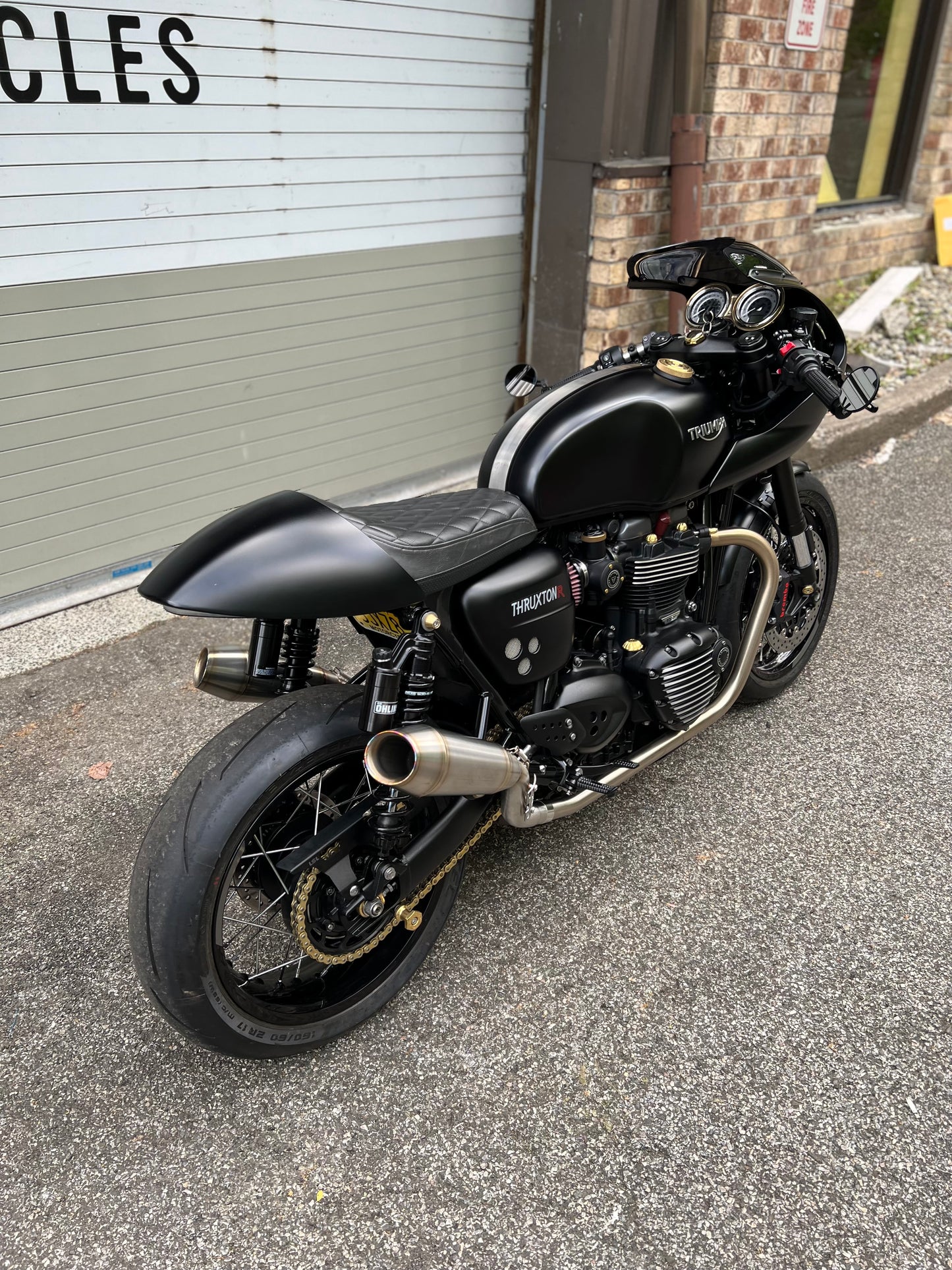 Hattech Renstall Moto High Exhaust - Triumph Thruxton R / RS, Speed Twin 1200