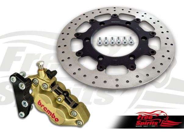 Free Spirits Brembo Front Brake Upgrade 01-15 Triumph Bonneville and Scrambler