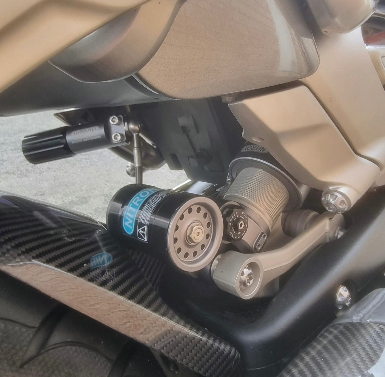 Nitron NTR R3 Race Pro Shock - 2019+ Triumph Rocket 3, R, GT, TFC