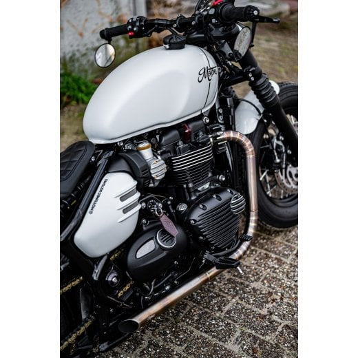 Motone Nautilus Exhaust System - 2017+ Triumph Bobber, Bobber Black, Speedmaster