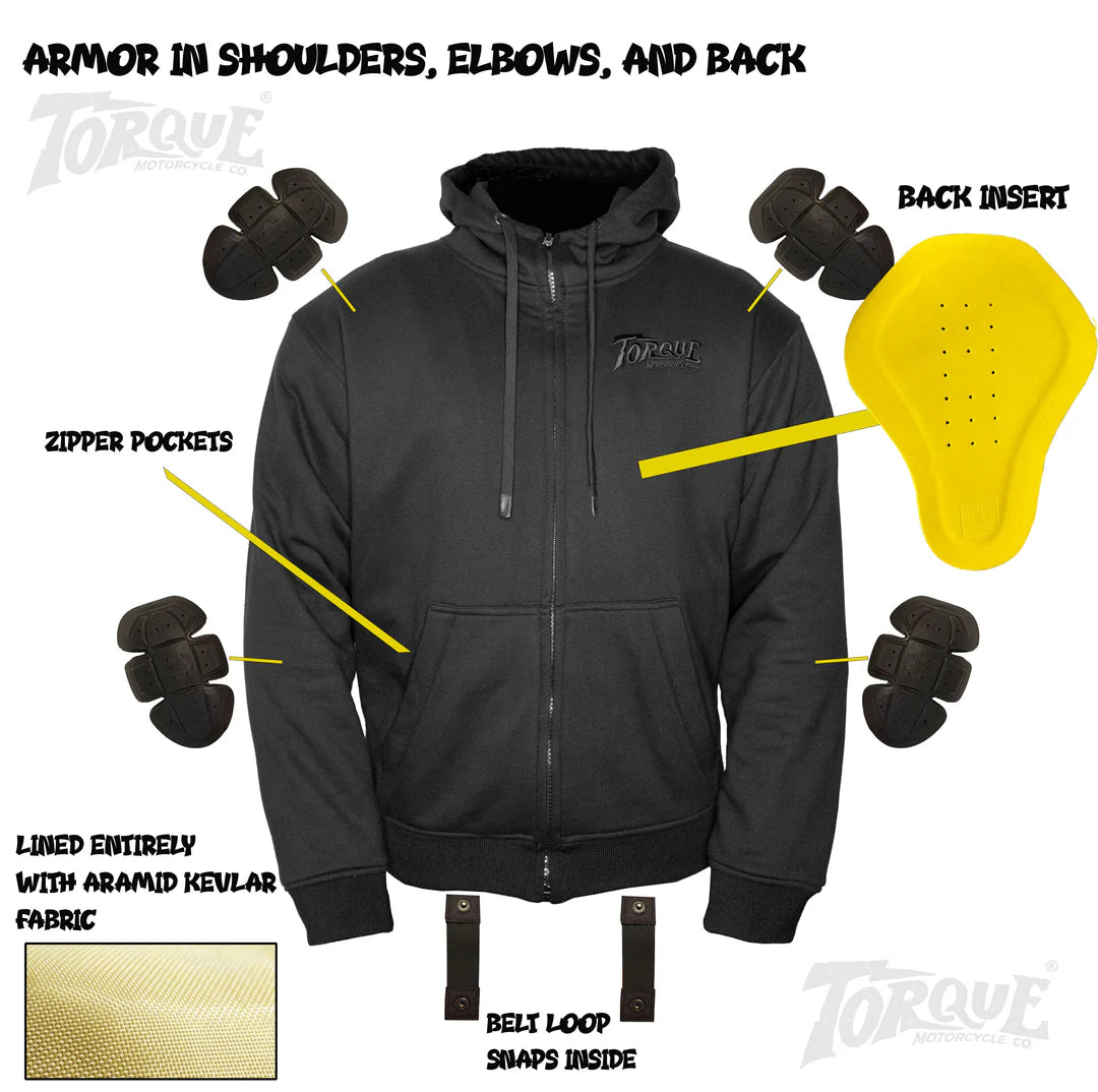 Torque Armored Riding Hoodie