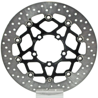 Brembo Serie Oro Florating Brake Rotor - Front - 2016+ Thruxton R, Bonneville T120, Bobber, Bobber Black