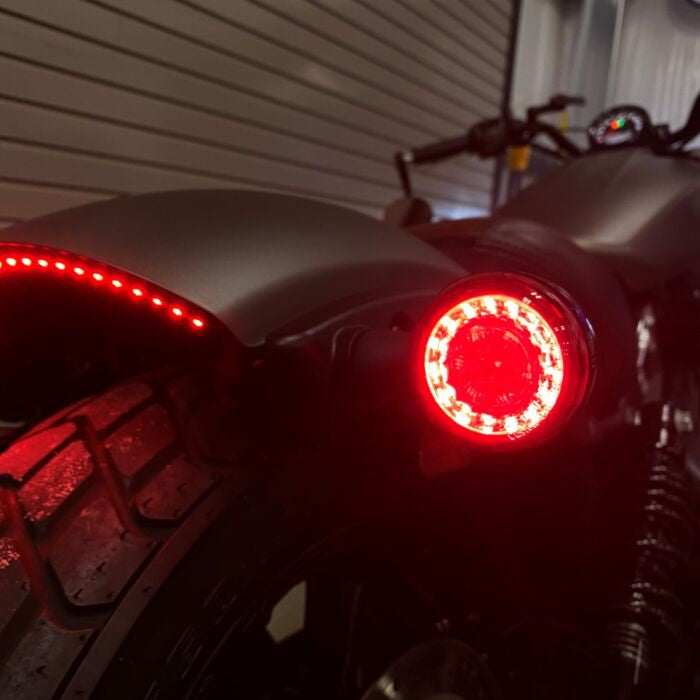 Custom Dynamics Pro-Beam LED Rear Turn Signals - 2018-2024 Indian Scout Bobber / Rogue