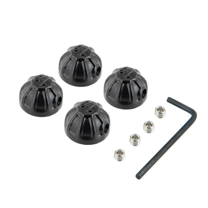 Motone Head Bolt Covers / Stud Knuckles  - Black