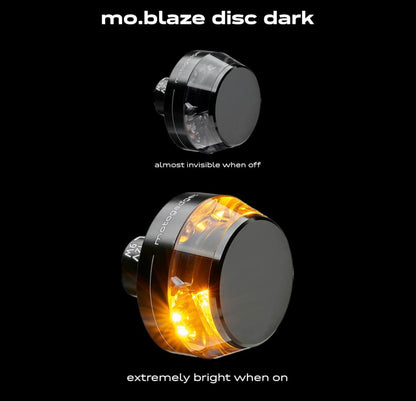 motogadget mo.blaze disc Dark LED bar end turn signals - pair
