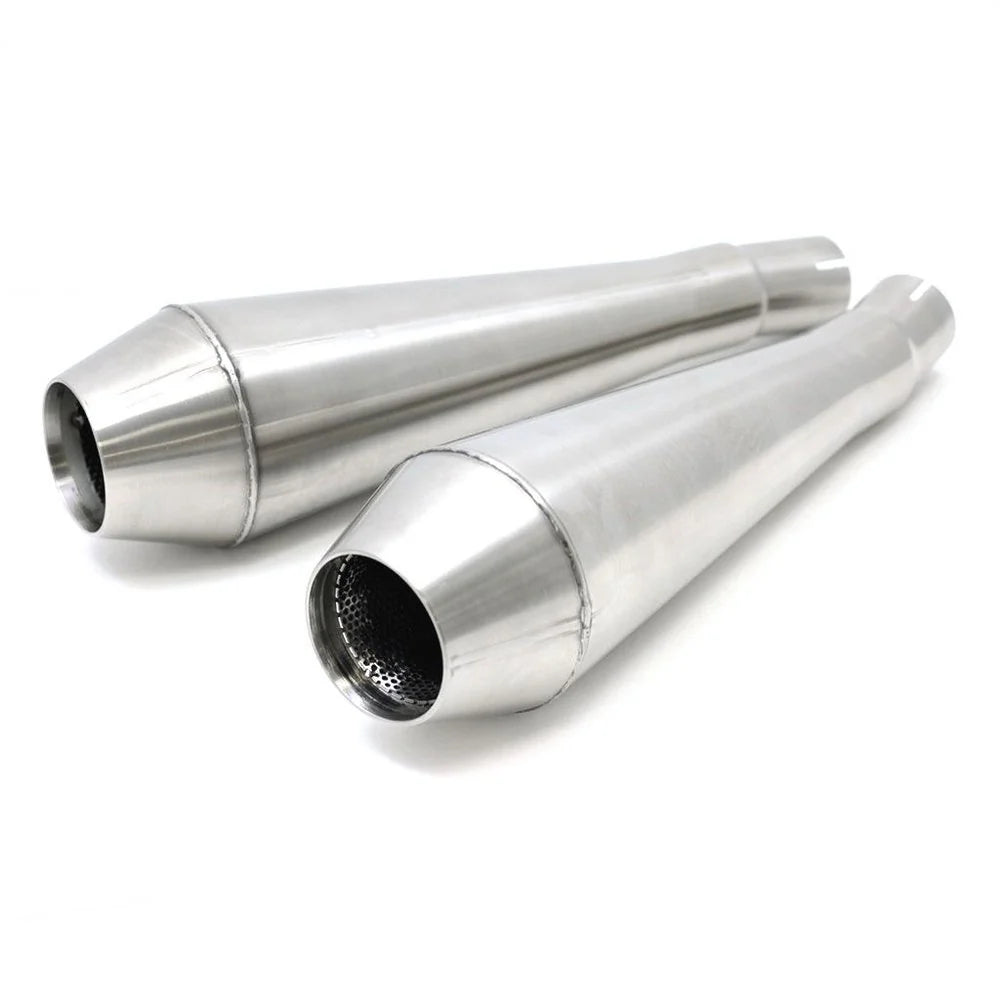 Cone Engineering Shorty Performer Mufflers / Slip-Ons 2016+ Triumph Street Twin 900, Speed Twin 900