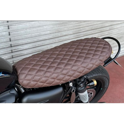 Motone The Blackadder - Low Profile Skinny Diamond Stitch Seat - Tobacco Brown