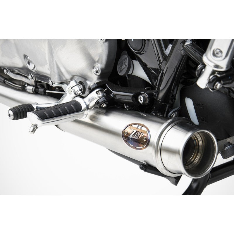 Zard 2:2 Low Full Exhaust System - Triumph Bonneville T100 and T120