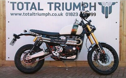 Total Triumph Slash Cut / Guy Martin Slip On Silencers - Triumph Scrambler 1200 XE / XC