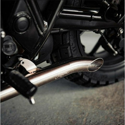 Motone Bedlam Slash Cut Turn Out Mufflers - Triumph Street Twin / Street Cup