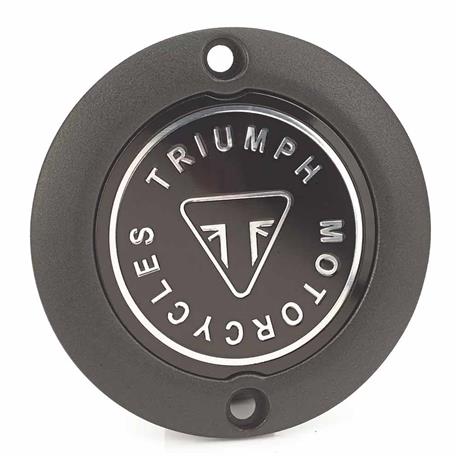 Triumph Logo Clutch Cover - Black