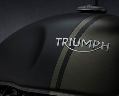 Triumph Silver Tank Emblems - Pair