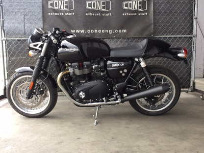 Cone Engineering Dominator Touring Mufflers - Triumph Thruxton R / 1200 and Speed Twin