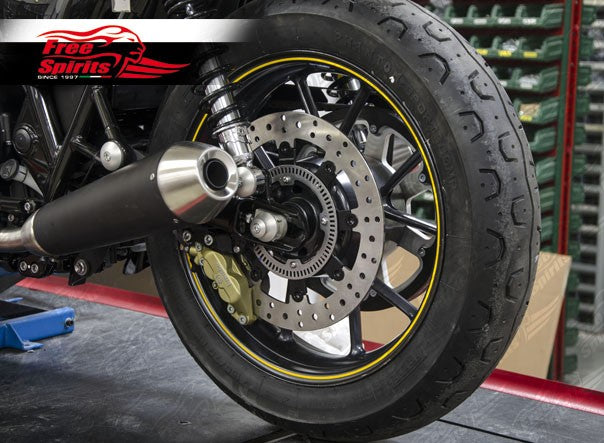 Free Spirits Brembo Rear Brake Upgrade with Rotor - Street Cup, Street Twin