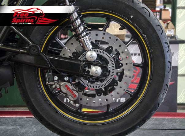 Free Spirits Brembo Rear Brake Upgrade with Rotor - Street Cup, Street Twin