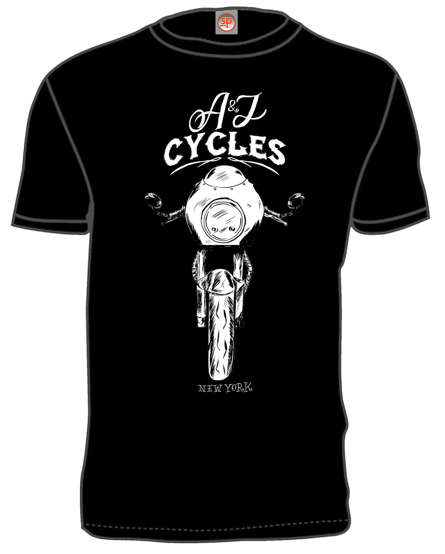 A&J Cycles “R” T-Shirt - Front Graphic