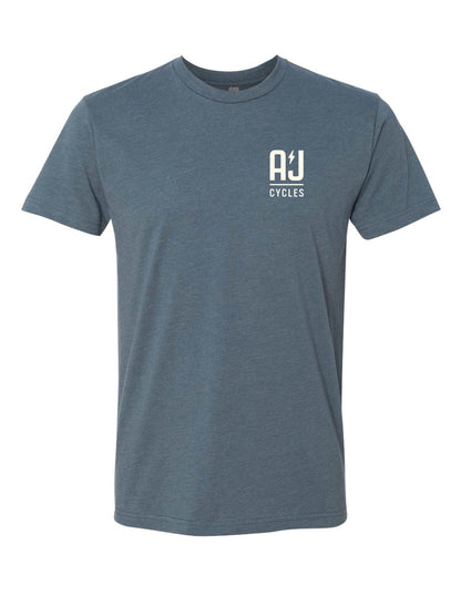 A&J Cycles “1200” T-Shirt - Indigo Blue