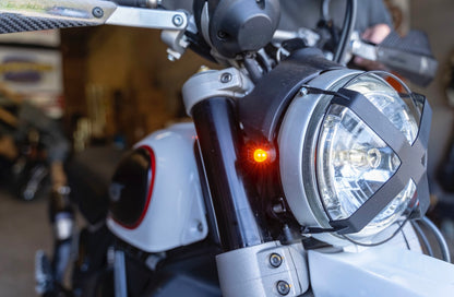 Analog Motor Goods LED Signal Pod Turn Signals - Ducati Scrambler