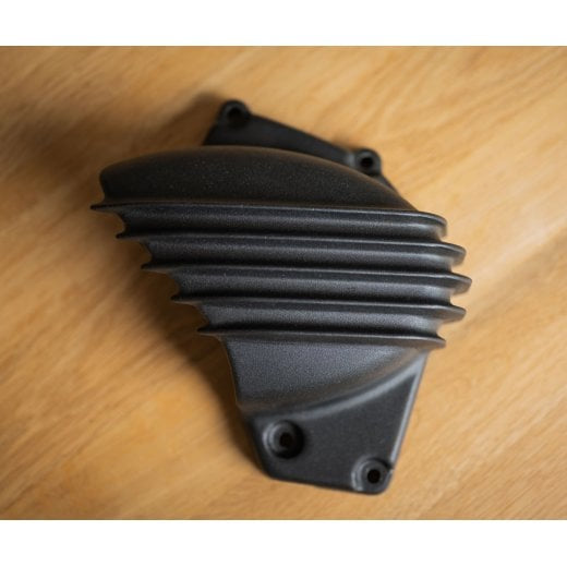 Motone Streamliner Sprocket Cover - Wrinkle Black