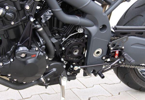 LSL Billet Sprocket Cover - 2011+ Speed Triple - Black