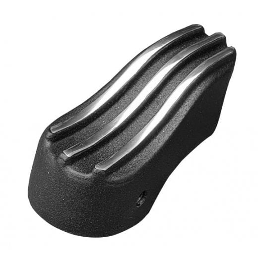 Motone Clutch Lifter Cover - Black with Polished Fins