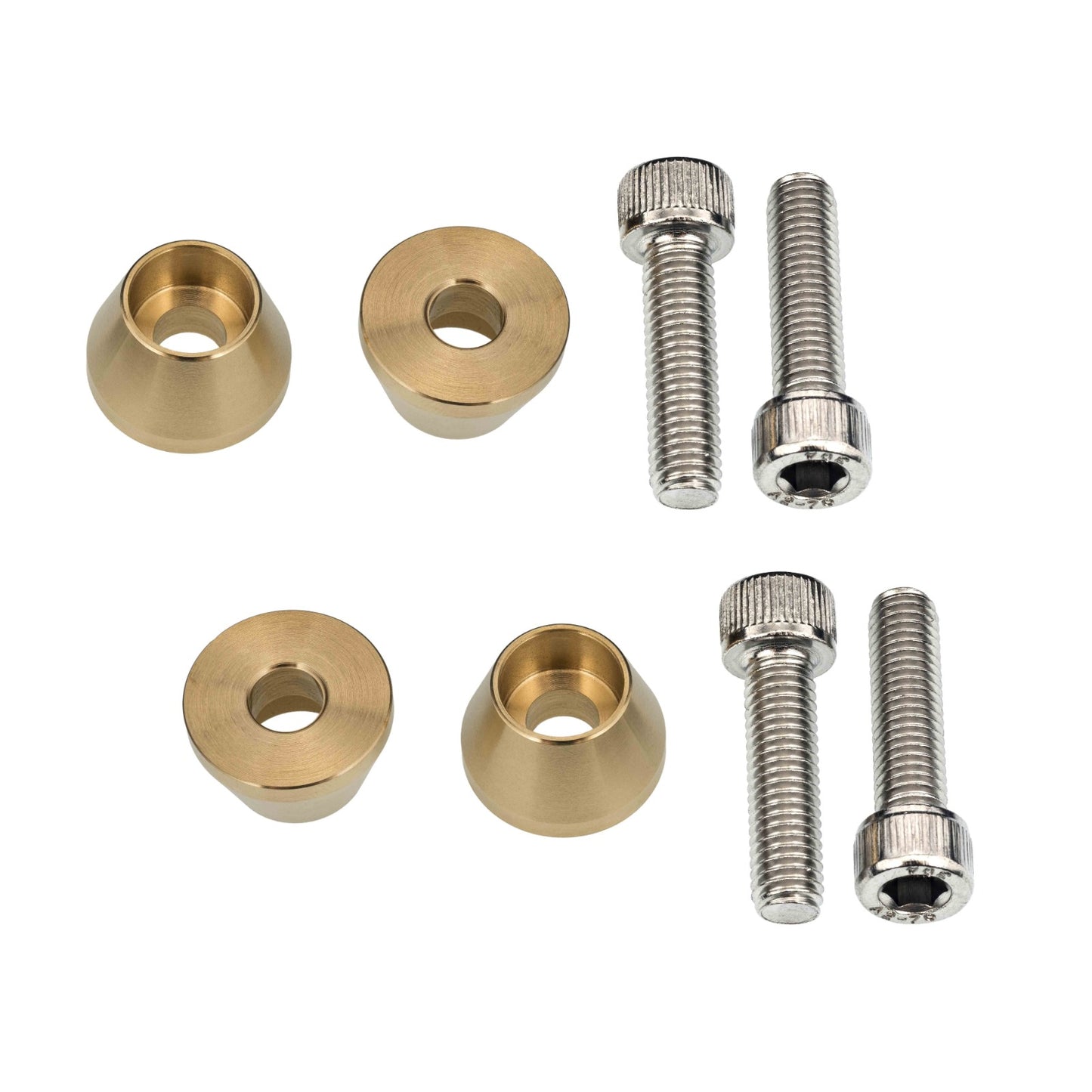 Motone Brass Shock Bolt Dress Up Kit - Triumph Classics