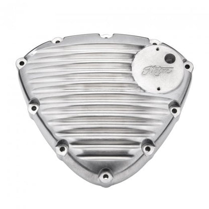 Motone Finned Stator Engine Cover - Brushed Finish