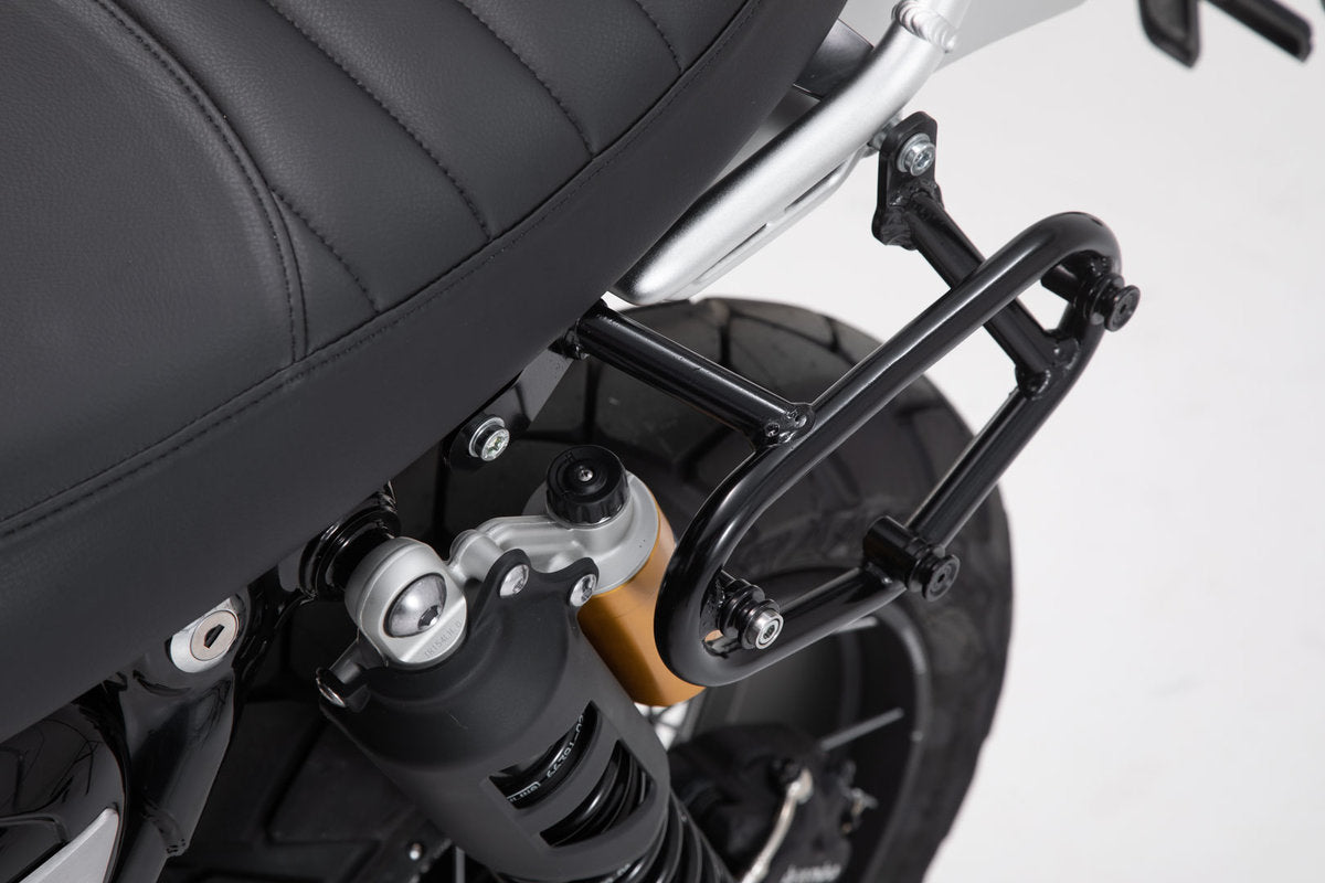 SW-Motech Urban ABS Left Side Quick Detach Bag Setup - Triumph Scrambler 1200 XE / XC