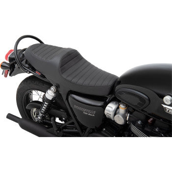 Z1R Predator III Seat - Black - 2016+ Triumph Bonneville T100, T120, Street Twin, Street Scrambler