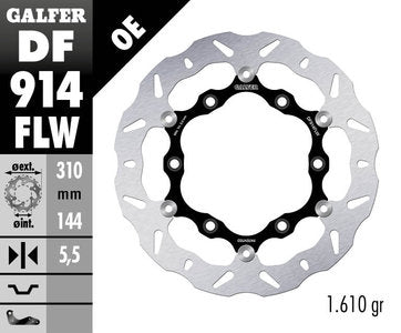 Galfer Wave Rotor - Triumph Bonneville / Scrambler 2001 - 2015