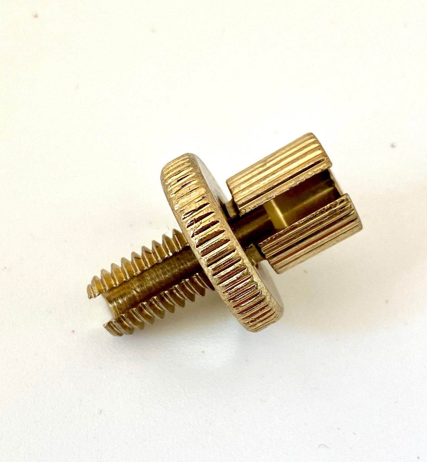 Brass Plated Clutch Adjuster - 2016+ Triumph Classics