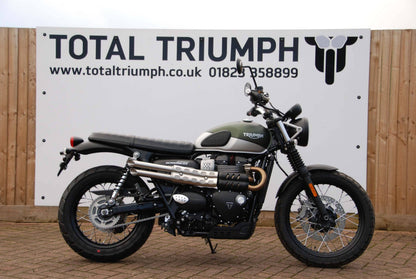 Total Triumph Slash Cut / Guy Martin Slip On Silencers - Triumph Street Scrambler