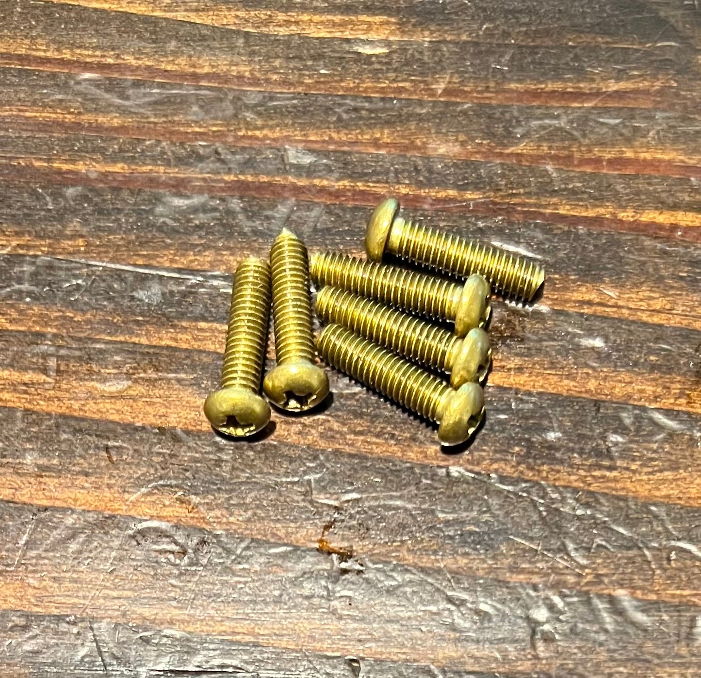 Brass Throttle Body Side Cover Screws - Set of 6