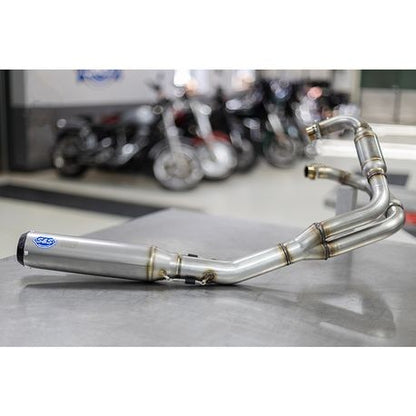 S&S Qualifier 2-1 Exhaust System for 2019+ Royal Enfield 650 Models - Race System