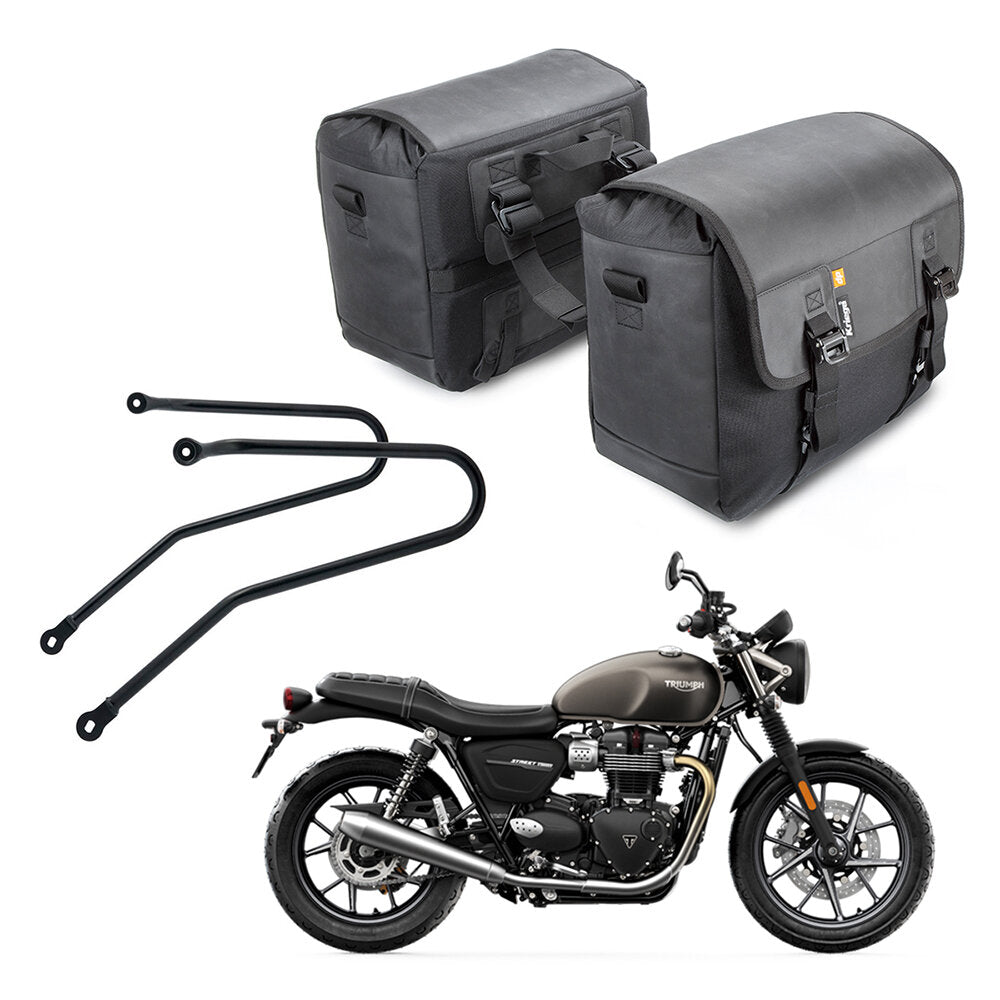 Kriega Duo Saddlebag Combo for 2016+ Triumph Classics