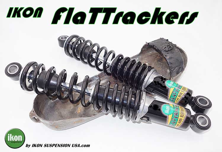 Ikon Flat Trackers Twin Shocks