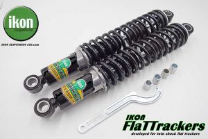 Ikon Flat Trackers Twin Shocks